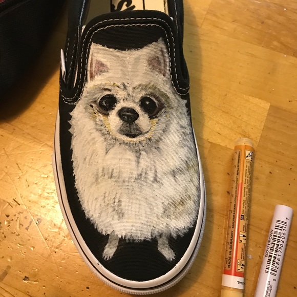 Custom painted Vans - Picture 2 of 4